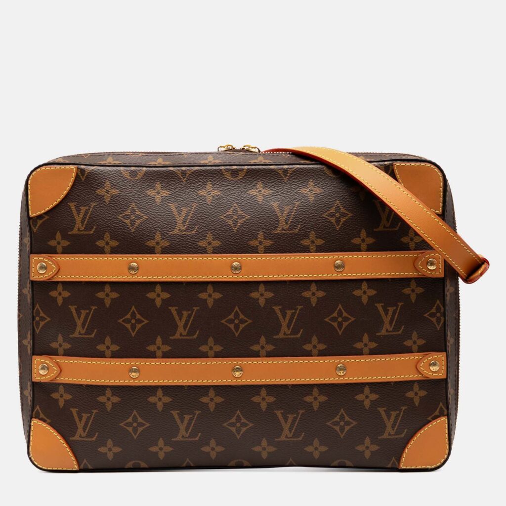 Louis Vuitton Brown Monogram Soft Trunk Messenger MM Louis Vuitton Brown Monogram Soft Trunk Messenger MM
