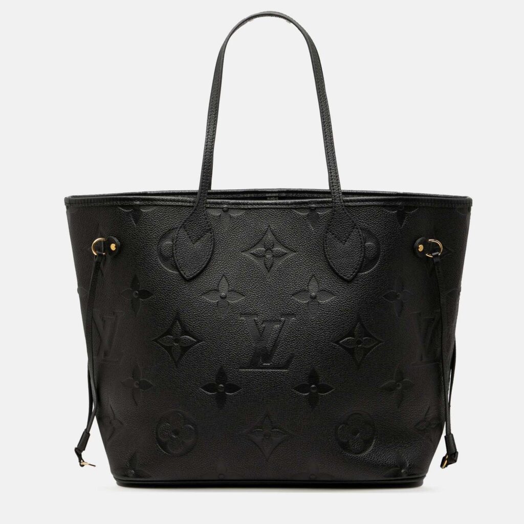 Louis Vuitton Black Monogram Giant Empreinte Neverfull MM