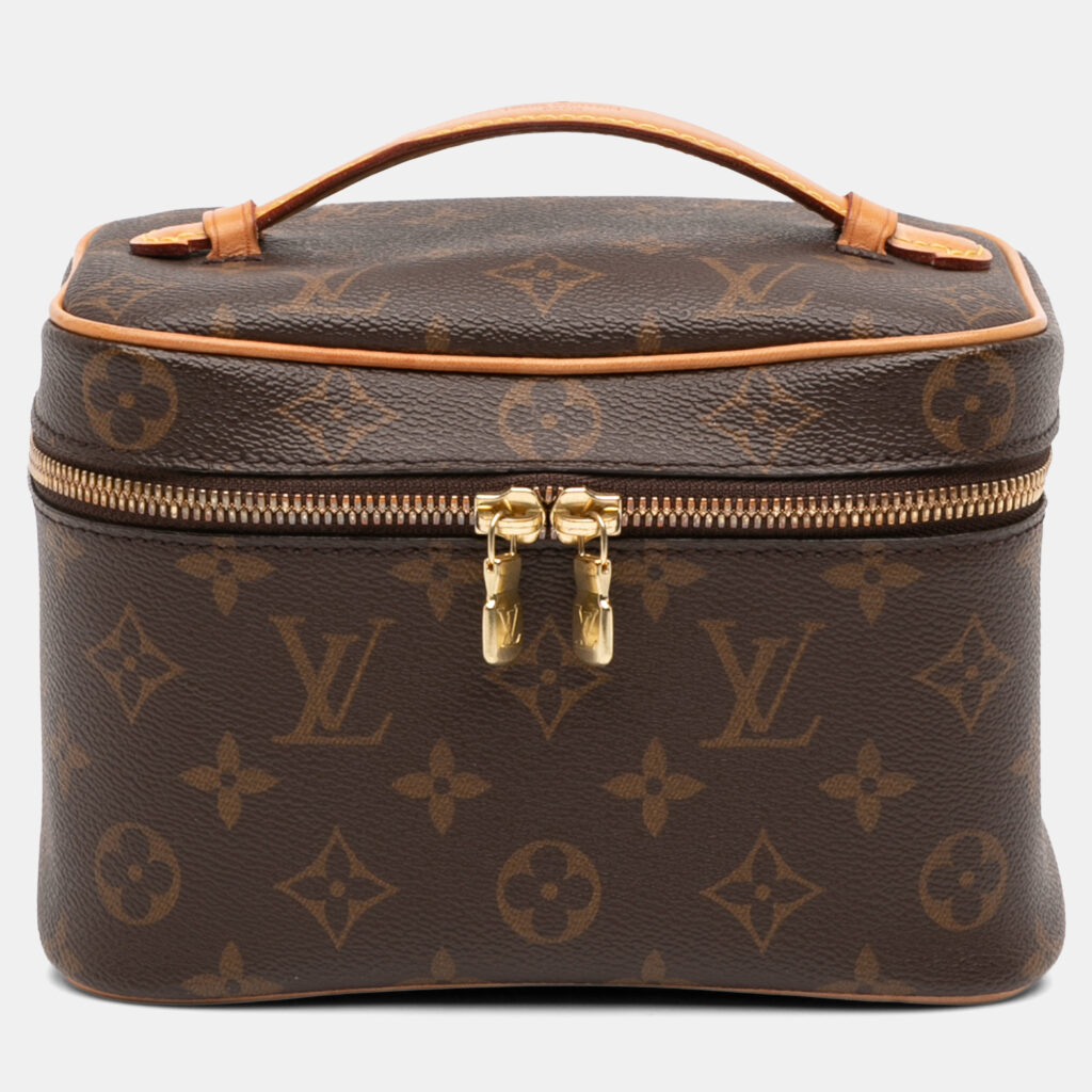 Louis Vuitton Brown Monogram Nice Mini Vanity Case Louis Vuitton Brown Monogram Nice Mini Vanity Case
