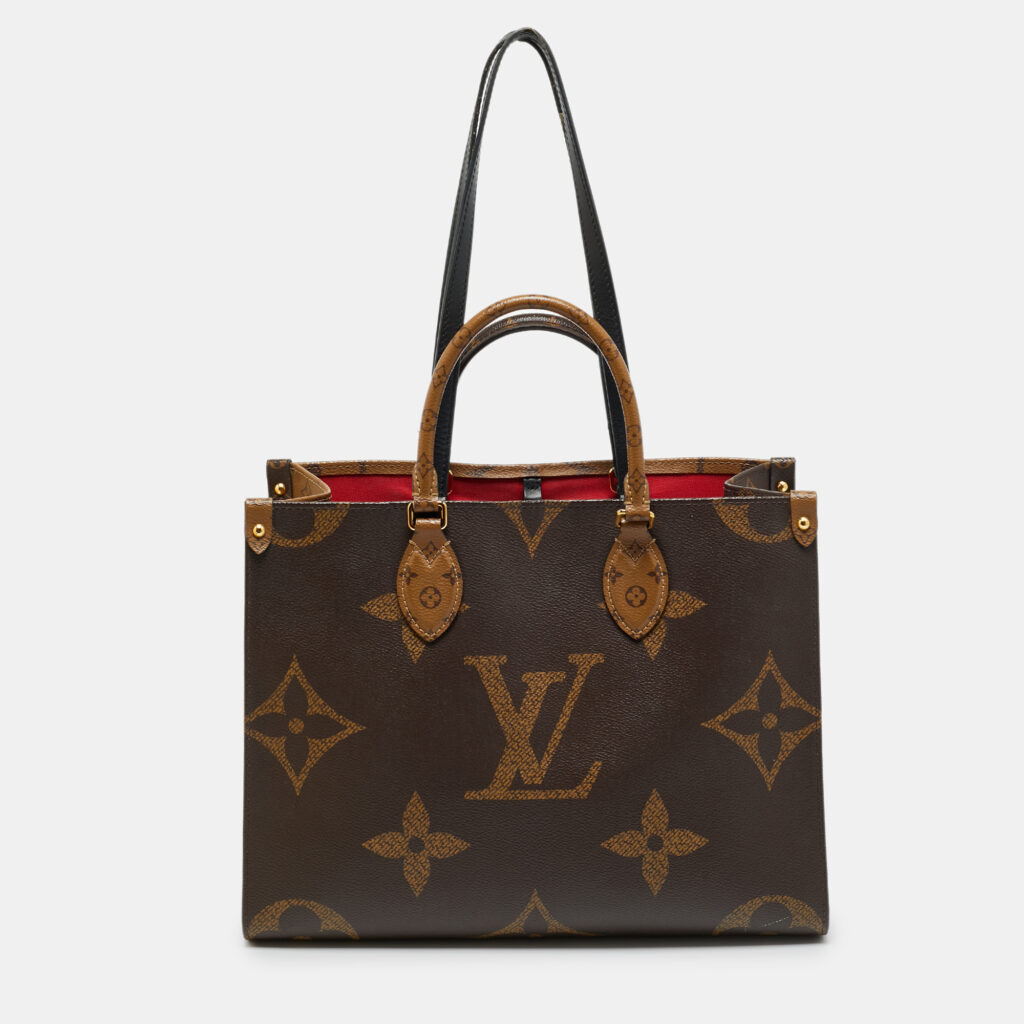 Louis Vuitton OnTheGo MM Reverse Monogram Canvas Giant Bag Louis Vuitton OnTheGo MM Reverse Monogram Canvas Giant Bag