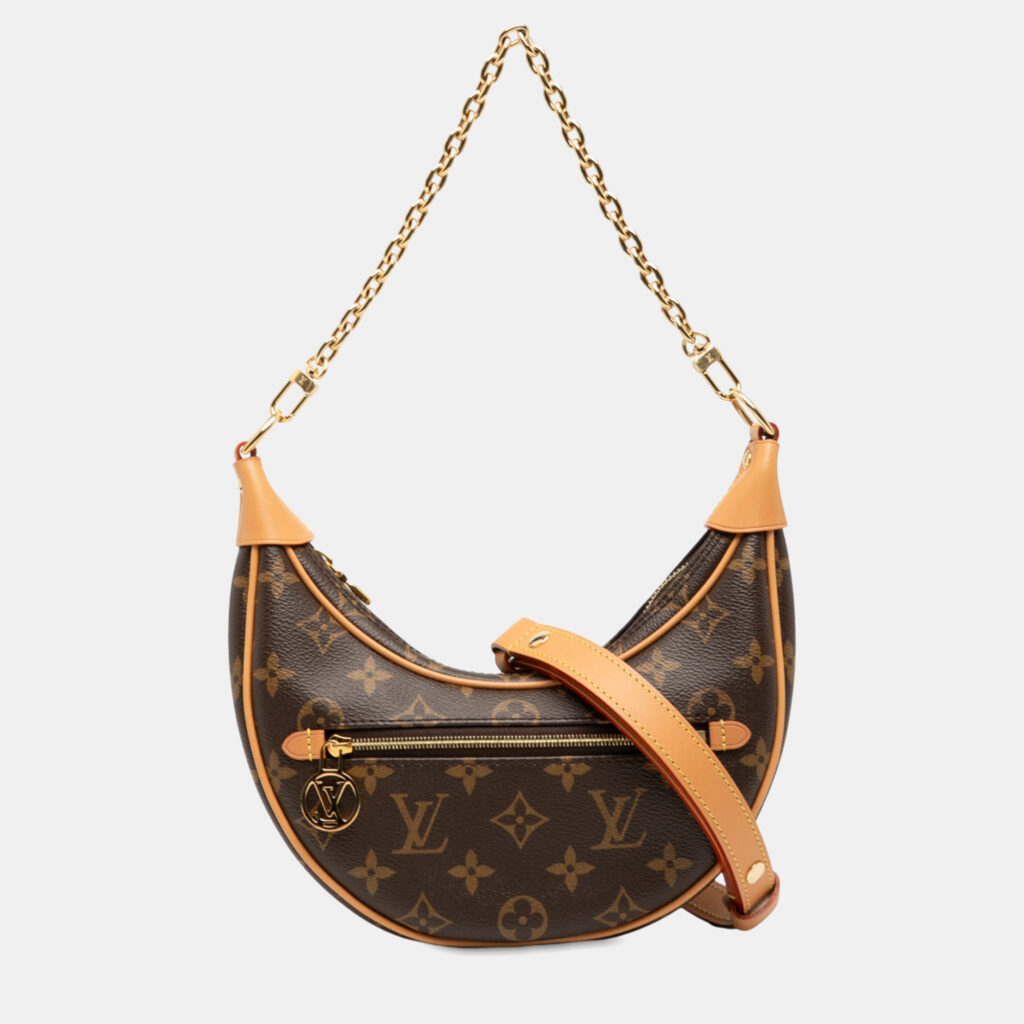 luxury-women-louis-vuitton-used-handbags-p1246155-002.jpg Louis Vuitton Brown Monogram Loop