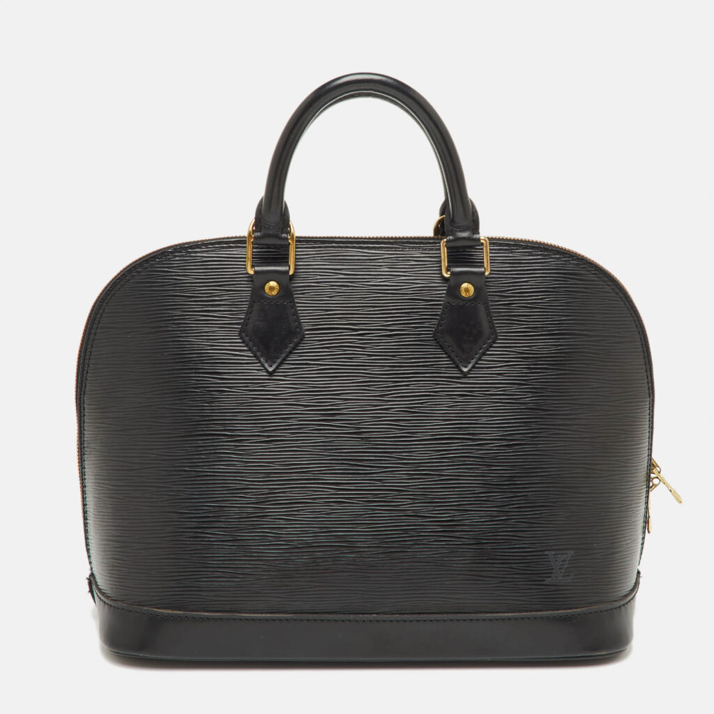 Louis Vuitton Black Epi Leather Alma PM Bag