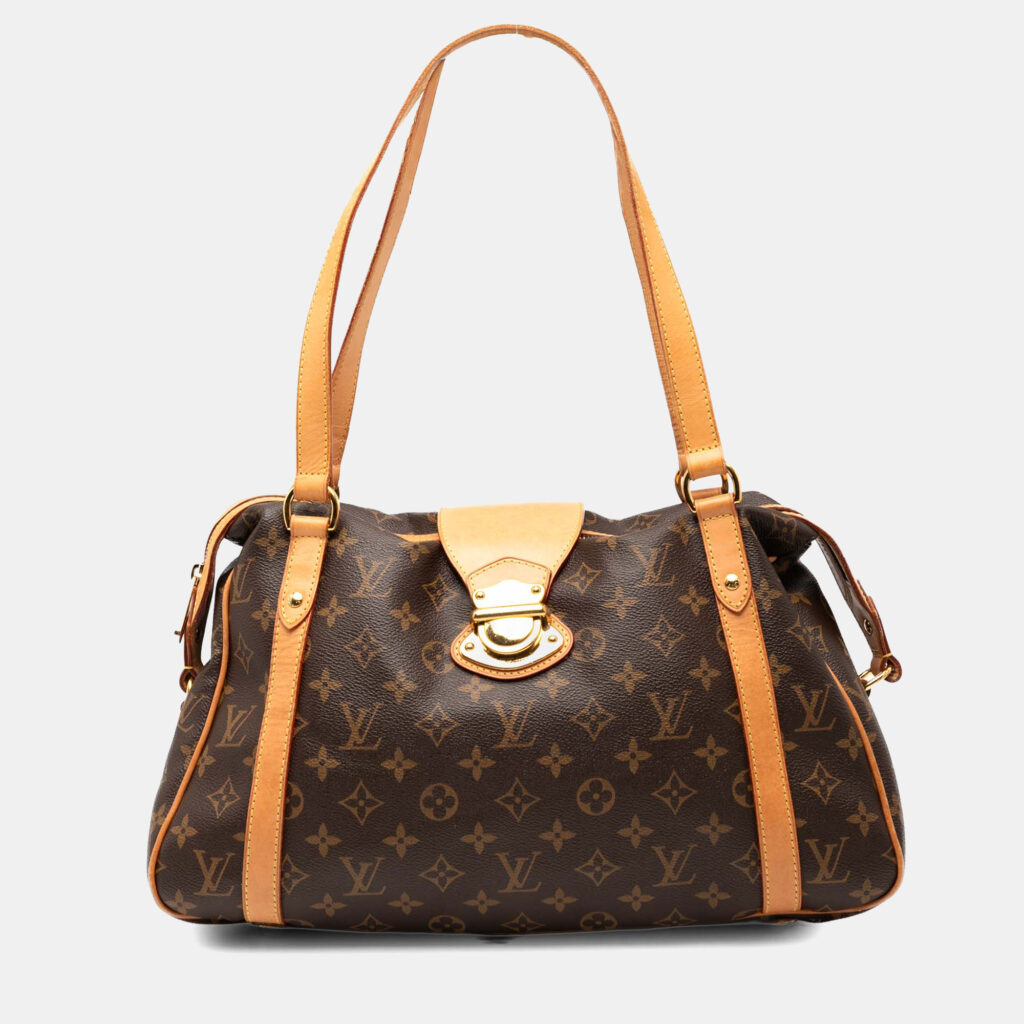 luxury-women-louis-vuitton-used-handbags-p1246334-008-1.jpg Louis Vuitton Brown Monogram Stresa PM