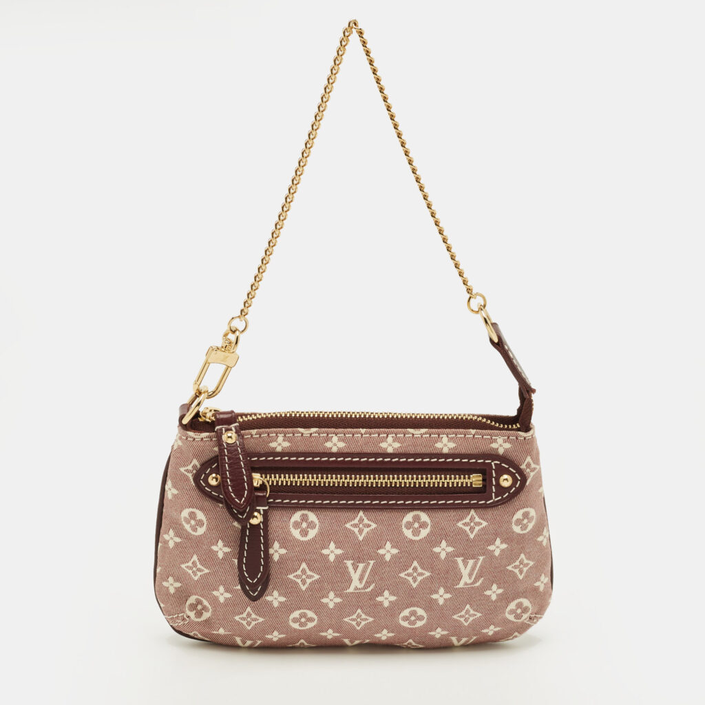 Louis Vuitton Pochette Mini Fusain Monogram Idylle Accessoires Louis Vuitton Pochette Mini Fusain Monogram Idylle Accessoires