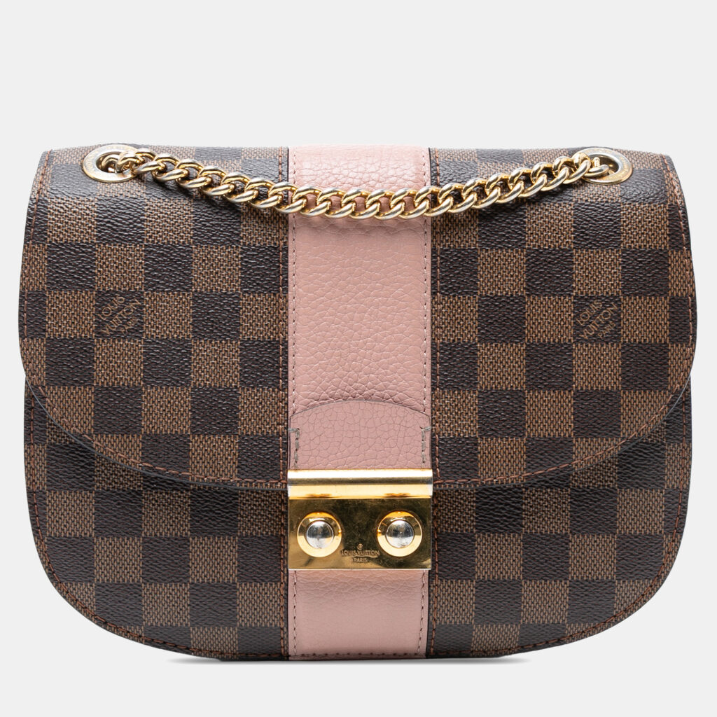 Louis Vuitton Brown Damier Ebene Cuir Taurillon Wight