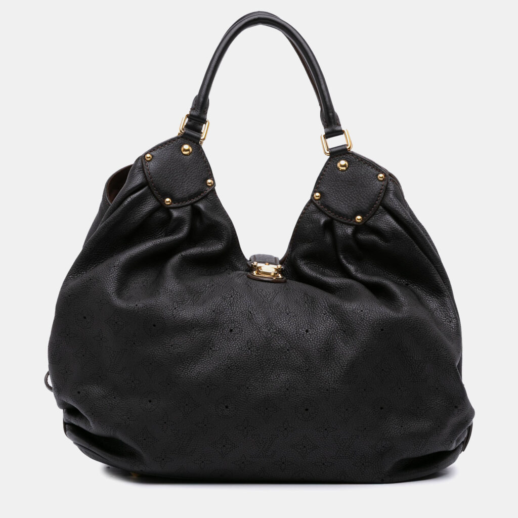 Louis Vuitton Black Monogram Mahina XL
