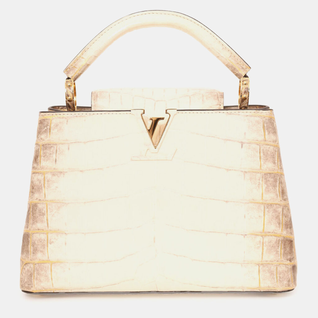 luxury-women-louis-vuitton-used-handbags-p1247700-002-1.jpg Louis Vuitton 2022 Himalayan Niloticus Crocodile Capucines BB Top Handle with Strap