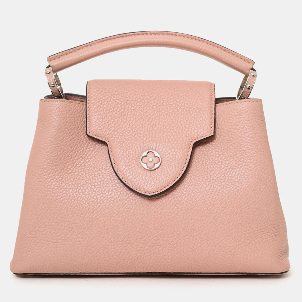 luxury-women-louis-vuitton-used-handbags-p1247820-001-1.jpg Louis Vuitton 2015 Pink Taurillon Capucines BB Top Handle Bag with Strap