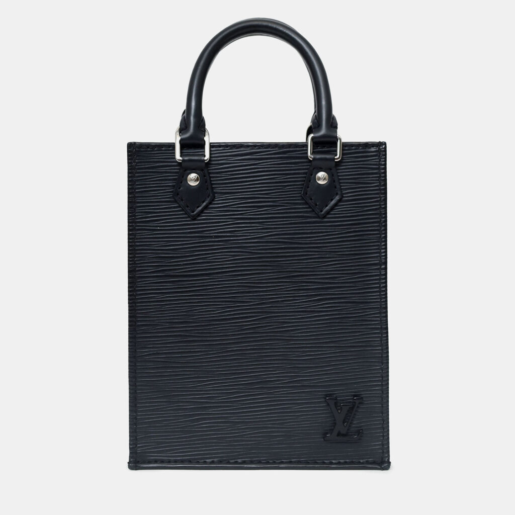 Louis Vuitton Black Epi Leather Plat Petit Bag With Strap Louis Vuitton Black Epi Leather Plat Petit Bag With Strap