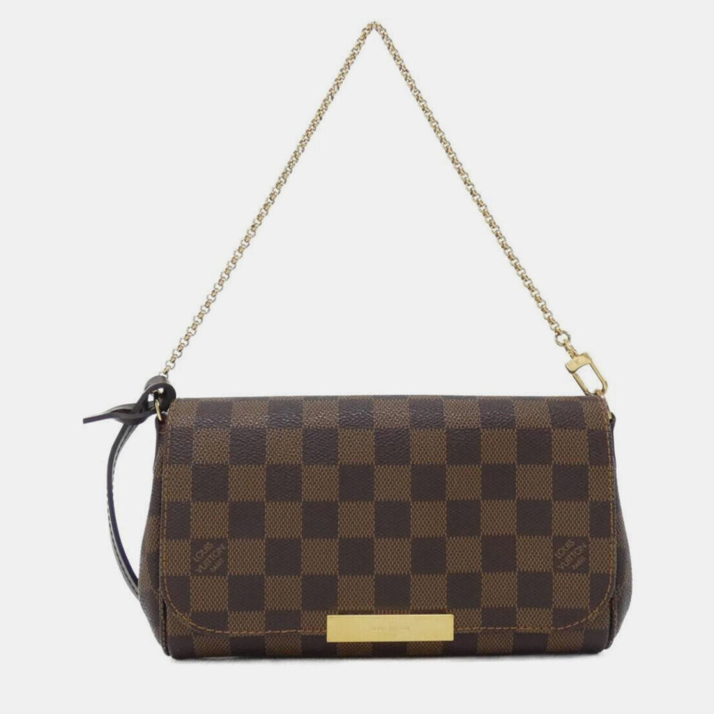 luxury-women-louis-vuitton-used-handbags-p1248444-003.jpg Louis Vuitton Damier Favorite PM Shoulder Bag