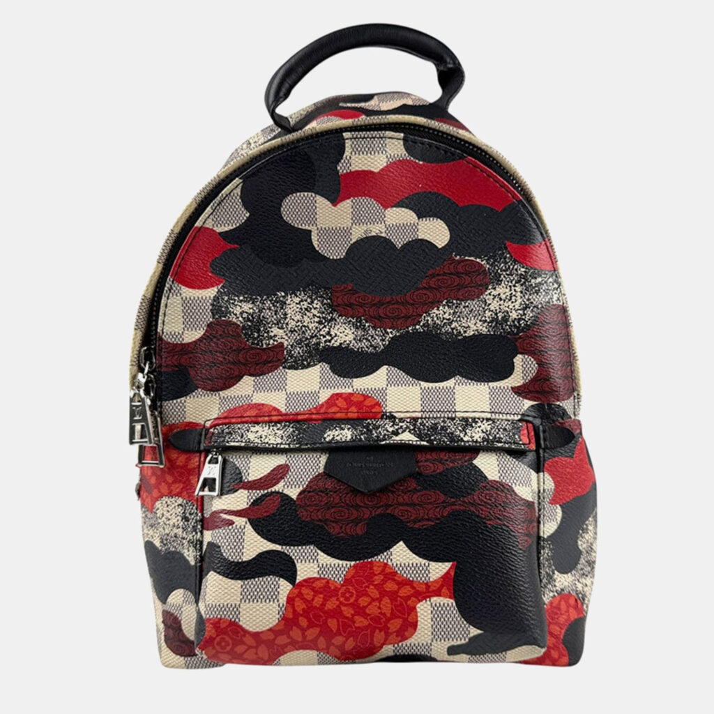 Louis Vuitton Palm Springs Pm Backpack Kansai Yamamoto Damier Azur Canvas Multicolor Louis Vuitton Palm Springs Pm Backpack Kansai Yamamoto Damier Azur Canvas Multicolor