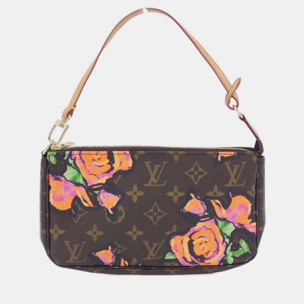 Louis Vuitton Monogram Rose (Stephen Sprouse) Pochette Accessoires Pouch Louis Vuitton Monogram Rose (Stephen Sprouse) Pochette Accessoires Pouch