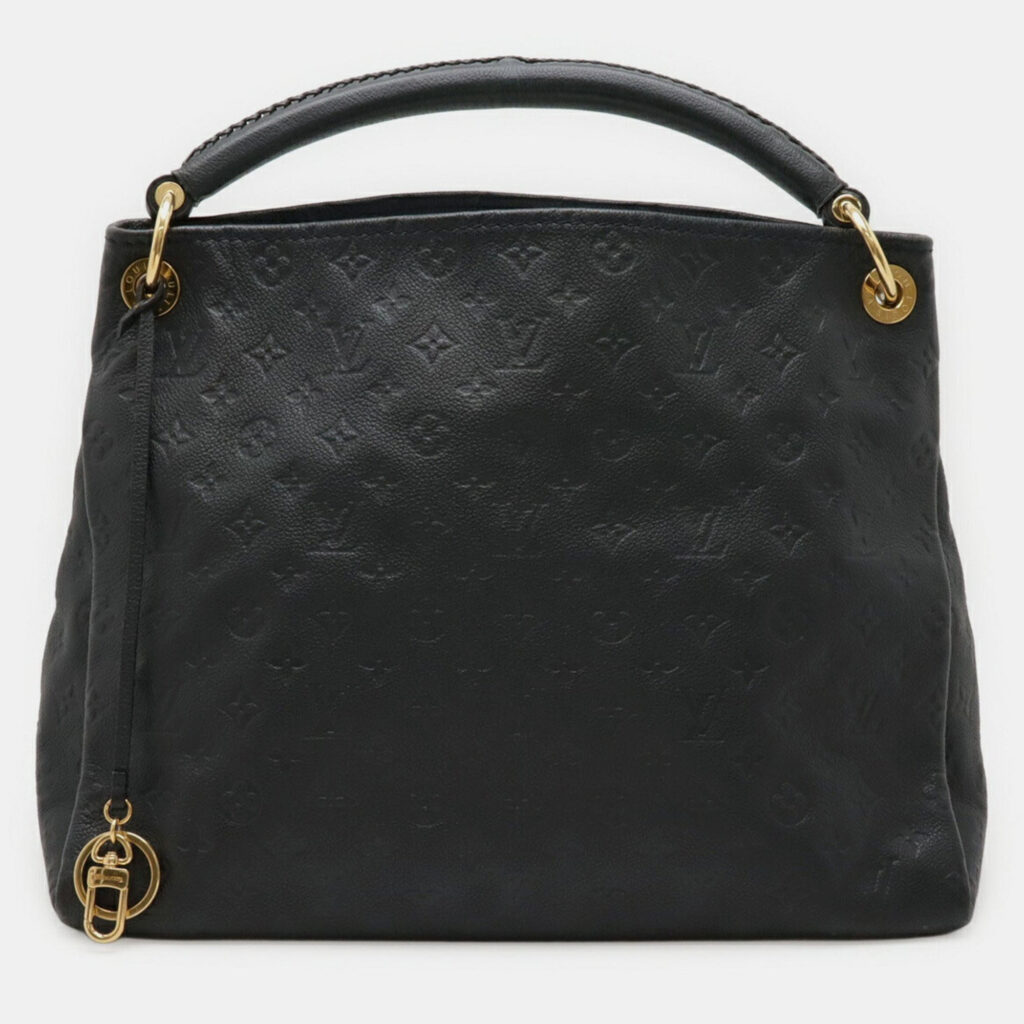 Louis Vuitton Monogram Empreinte Artsy Mm Tote Bag/Shoulder Bag Infini Dark Navy