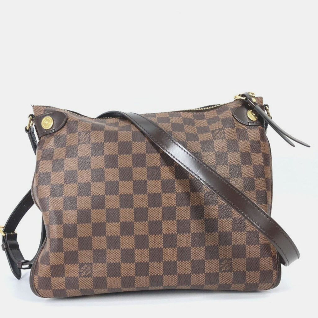 luxury-women-louis-vuitton-used-handbags-p1248516-003.jpg Louis Vuitton Damier Duomo Shoulder Bag Canvas Ebene Brown
