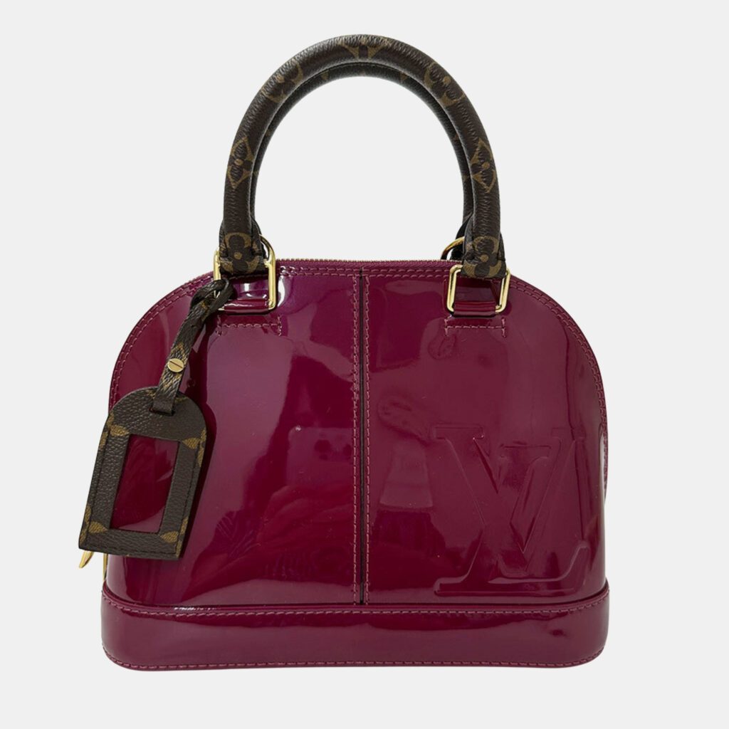 Louis Vuitton Vernis Alma Bb Miroir Magenta Handbag/Shoulder Bag