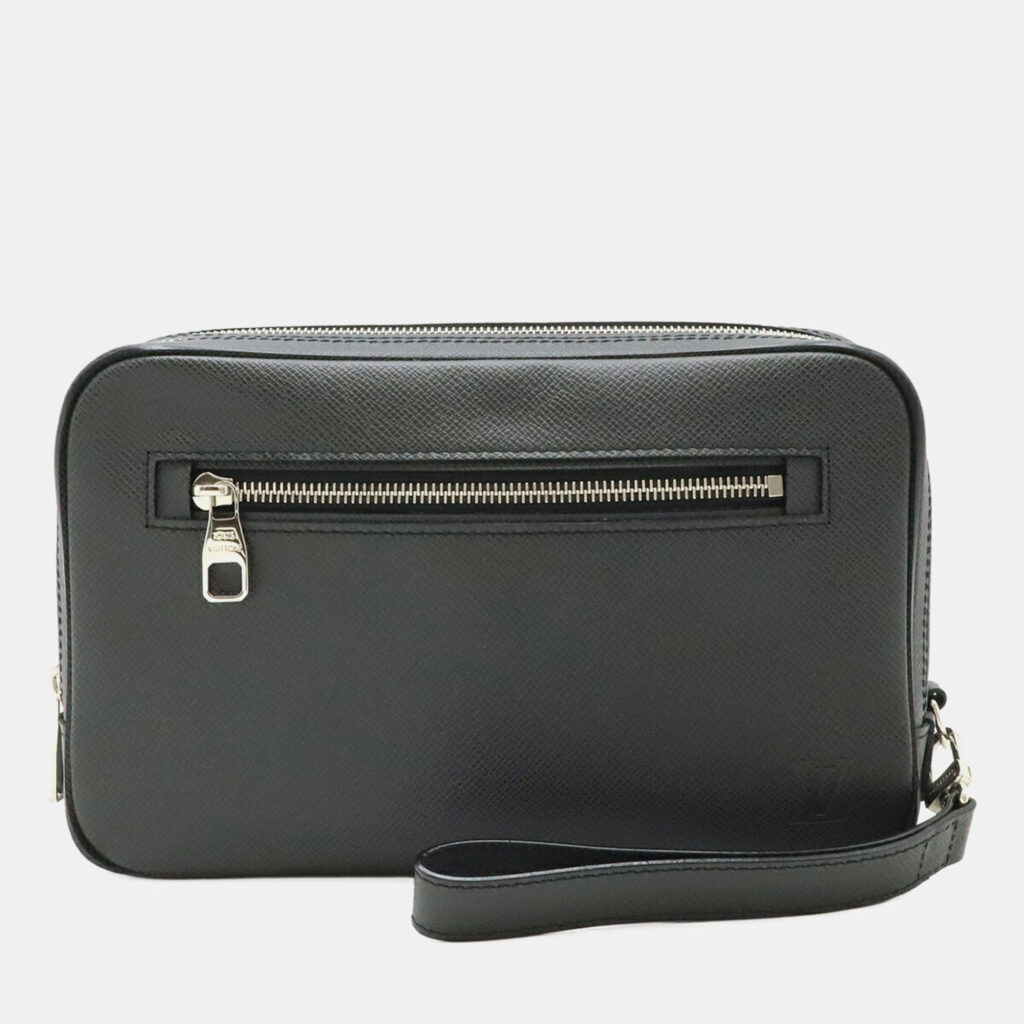 Louis Vuitton Taiga Neo Pavel Second Bag/Clutch Bag Leather Ardoise Black Louis Vuitton Taiga Neo Pavel Second Bag/Clutch Bag Leather Ardoise Black