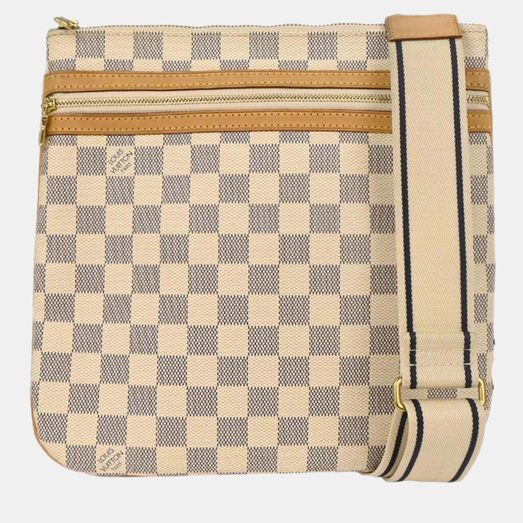 Louis Vuitton Damier Azur Pochette Bosphore Crossbody Bag Louis Vuitton Damier Azur Pochette Bosphore Crossbody Bag