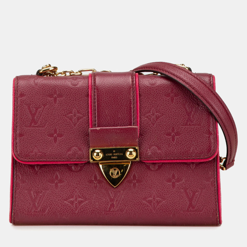 Louis Vuitton Red Monogram Empreinte Saint Sulpice BB Louis Vuitton Red Monogram Empreinte Saint Sulpice BB