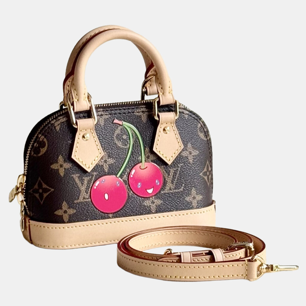 Louis Vuitton x Takashi Murakami Cherry Alma Nano Bag Louis Vuitton x Takashi Murakami Cherry Alma Nano Bag