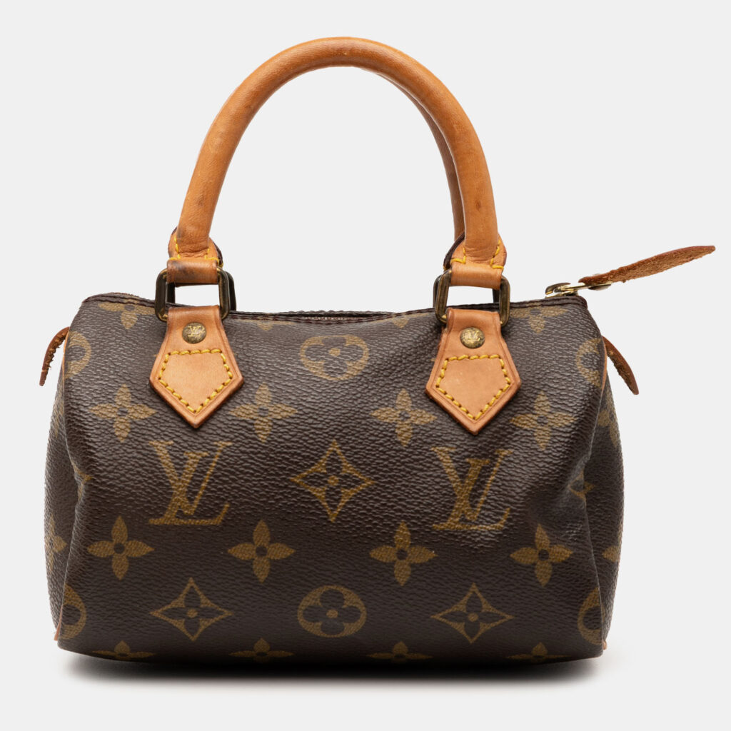 Louis Vuitton Brown Monogram Mini Speedy HL Louis Vuitton Brown Monogram Mini Speedy HL