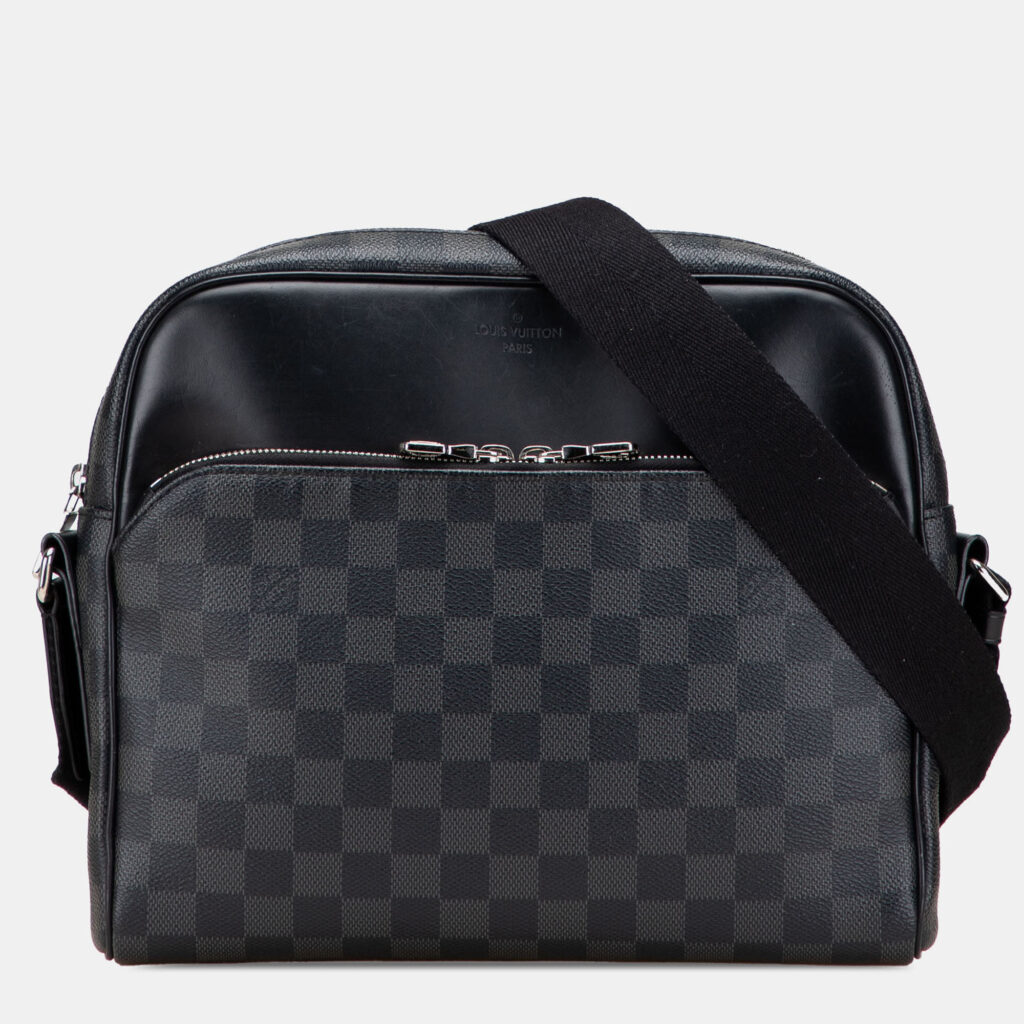 Louis Vuitton Black Damier Graphite Dayton Reporter PM Louis Vuitton Black Damier Graphite Dayton Reporter PM