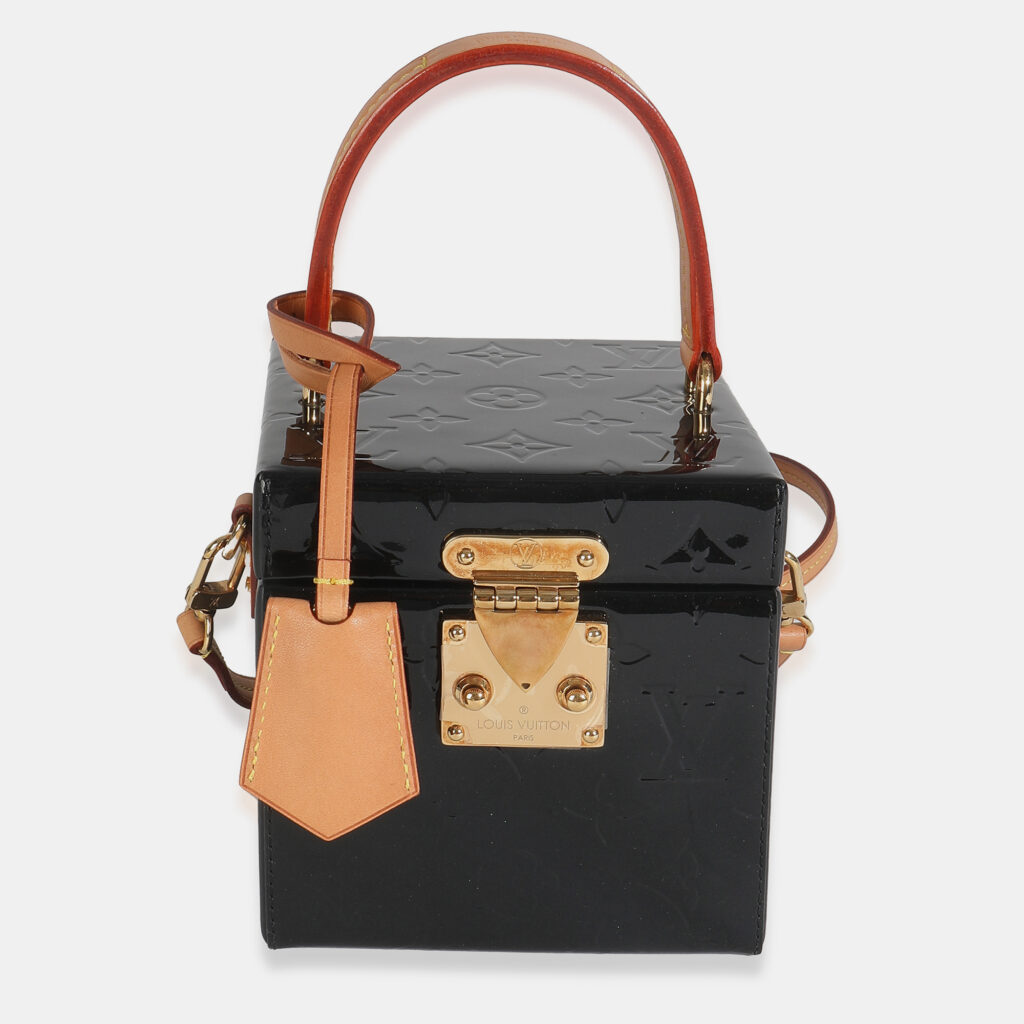 Louis Vuitton Black Monogram Vernis Bleecker Box Louis Vuitton Black Monogram Vernis Bleecker Box