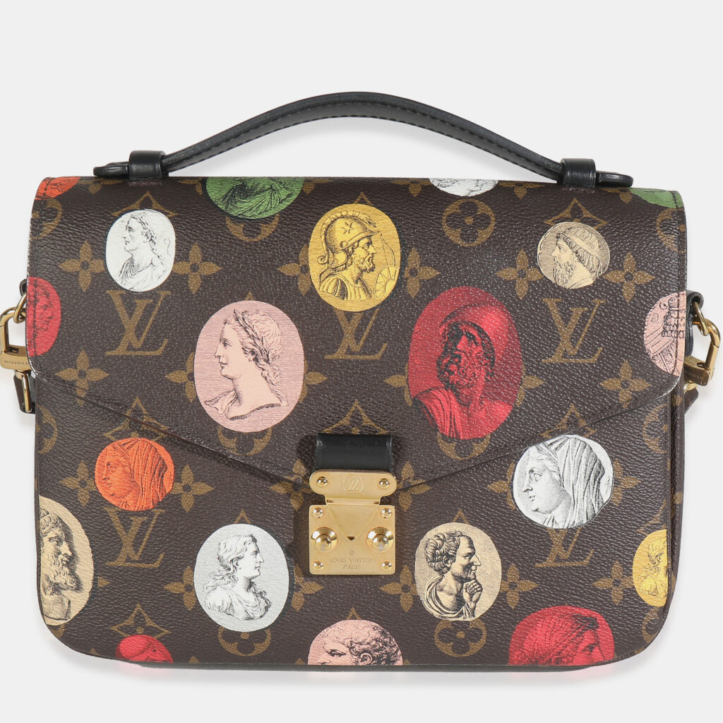 Louis Vuitton x Fornasetti Monogram Canvas Cameo Pochette Metis Louis Vuitton x Fornasetti Monogram Canvas Cameo Pochette Metis