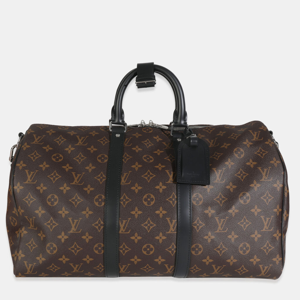 Louis Vuitton Monogram Macassar Keepall Bandouliere 45 Louis Vuitton Monogram Macassar Keepall Bandouliere 45