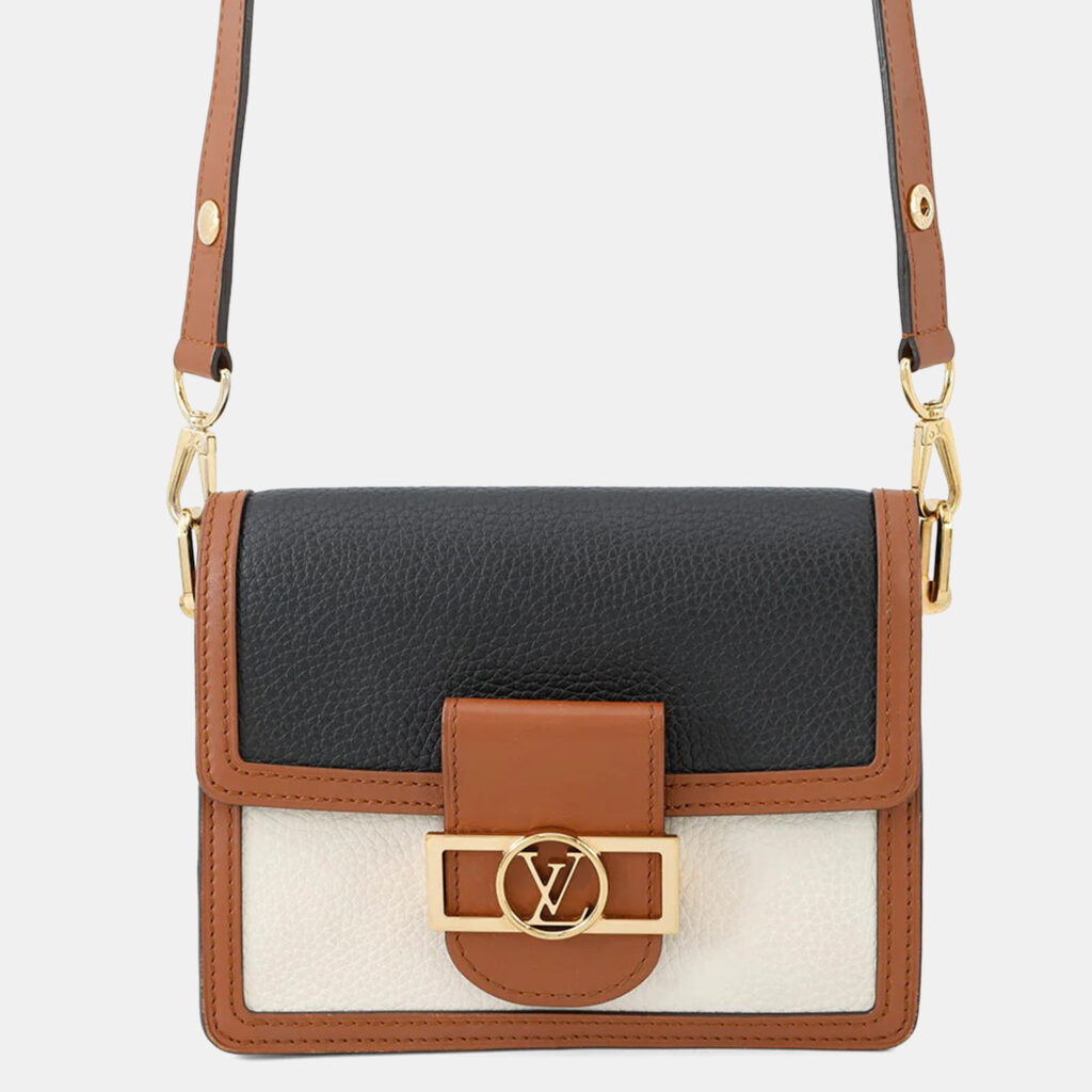 Louis Vuitton Dauphine Noirblanc Taurillon Leather Size Mini