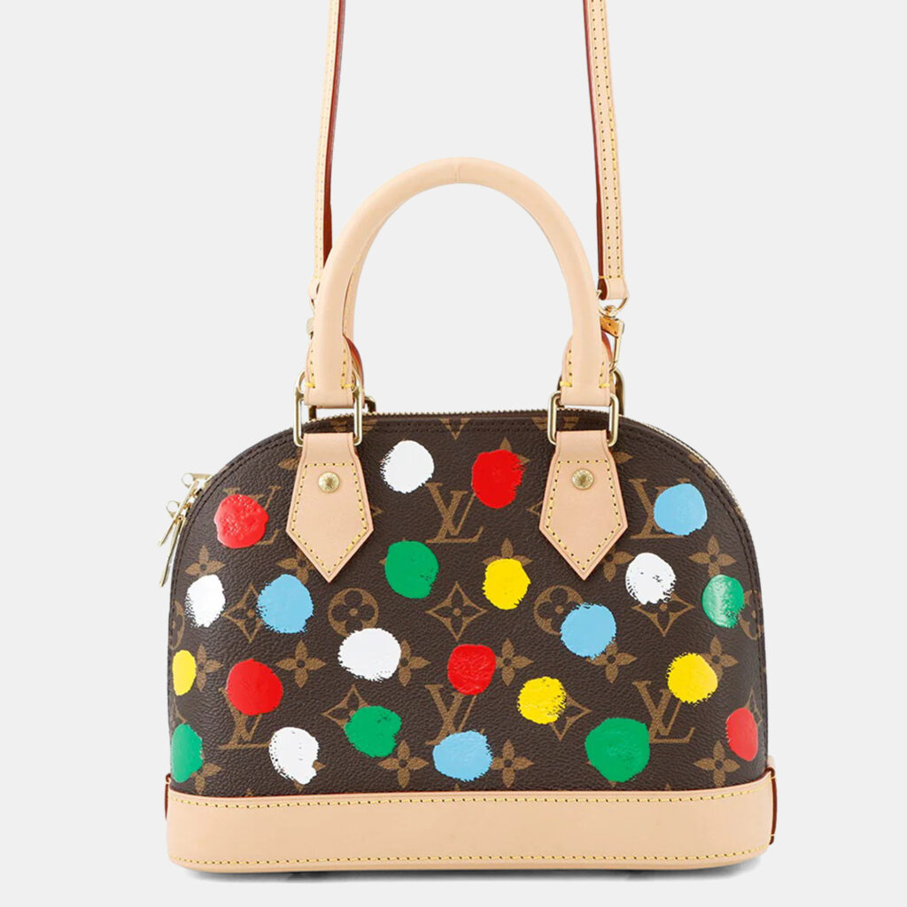 Louis Vuitton Yk Alma Bb Brown Monogram Painted Dot Louis Vuitton Yk Alma Bb Brown Monogram Painted Dot