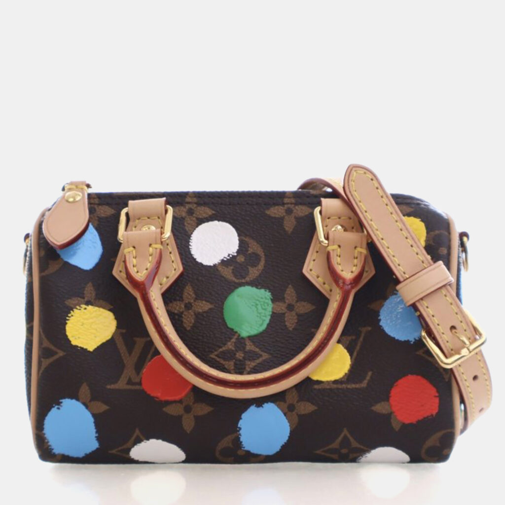 Louis Vuitton x Yayoi Kusama Monogram Nano Speedy Bandouliere