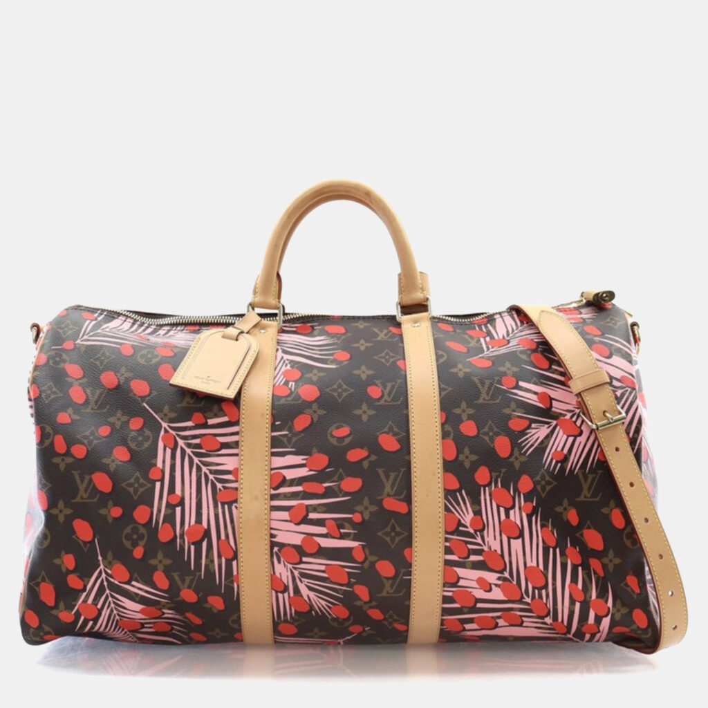 Louis Vuitton Monogram Keepall Limited Edition Jungle Dots