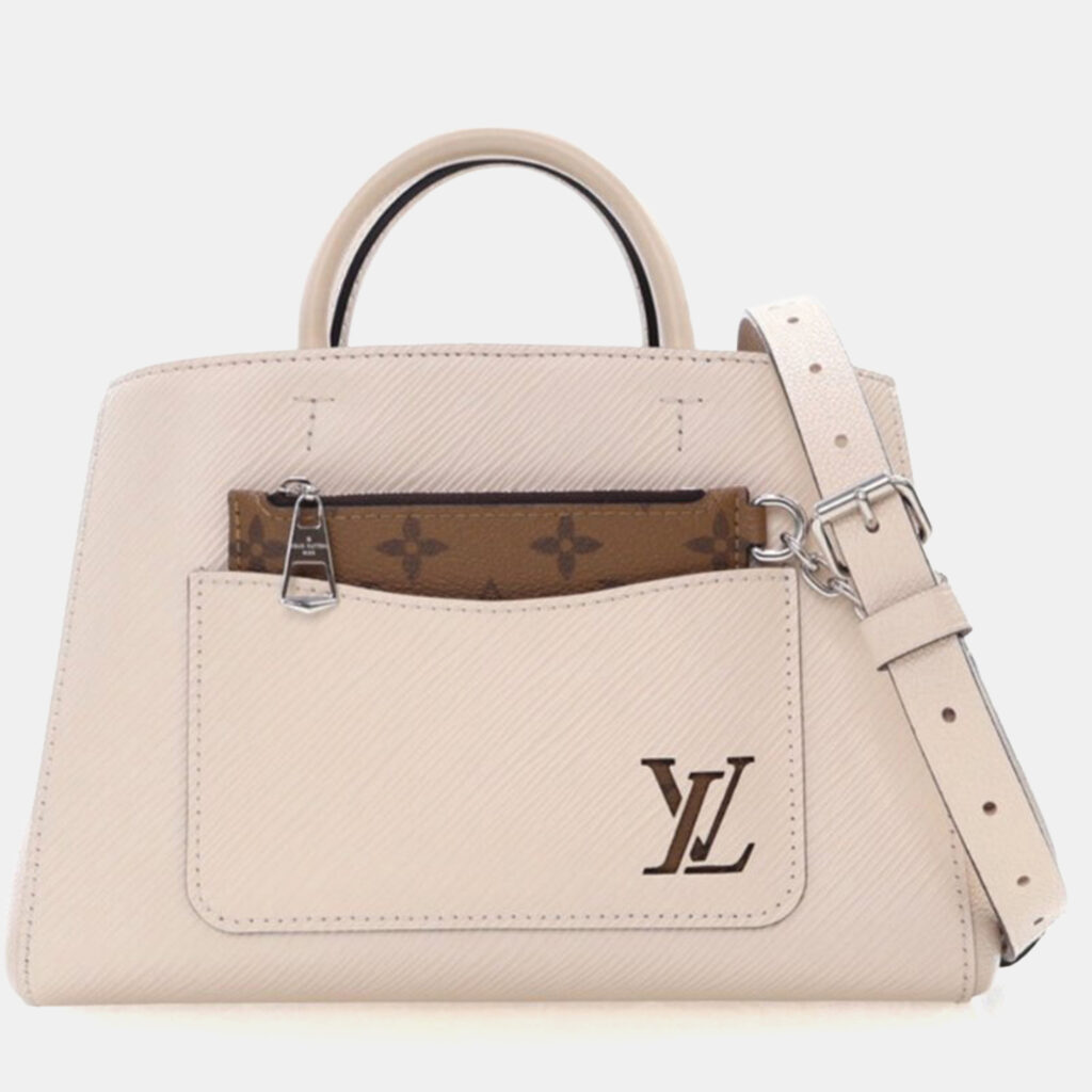 Louis Vuitton White Epi Marelle Tote BB Louis Vuitton White Epi Marelle Tote BB