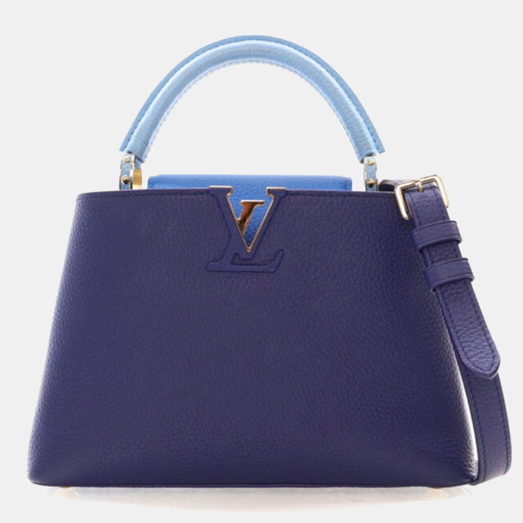 Louis Vuitton Blue Taurillon Capucines BB Louis Vuitton Blue Taurillon Capucines BB