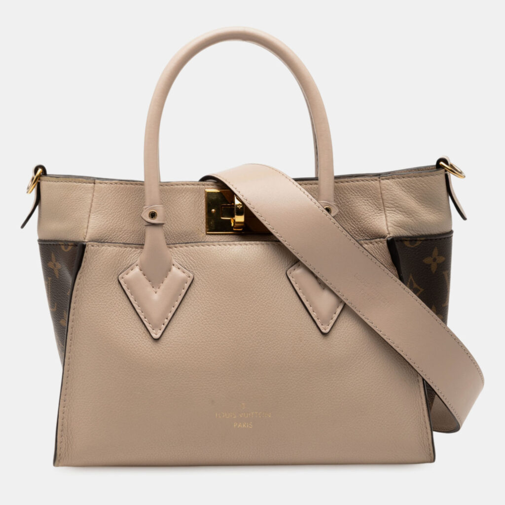 Louis Vuitton Brown Monogram On My Side PM Louis Vuitton Brown Monogram On My Side PM