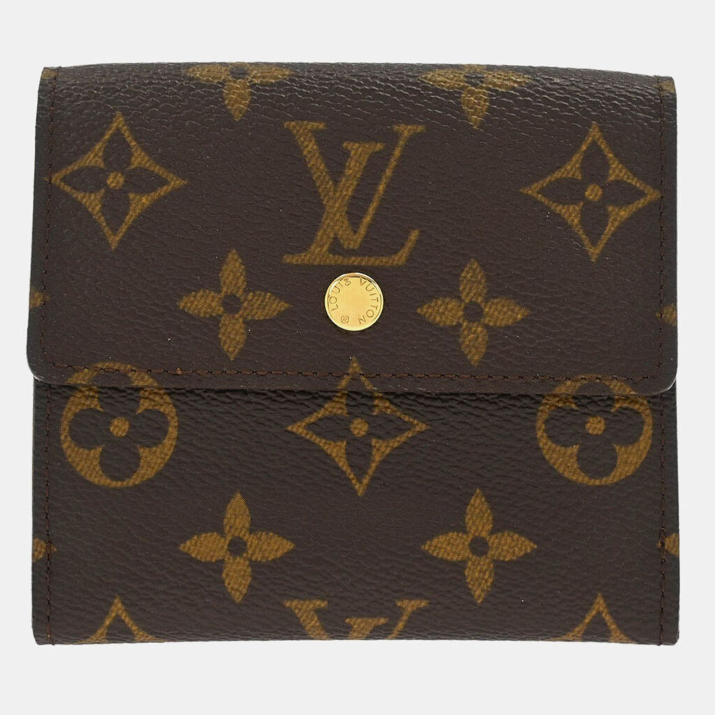 luxury-women-louis-vuitton-used-handbags-p1250601-005-1.jpeg Louis Vuitton Monogram Portefeuille Elise Bifold Wallet