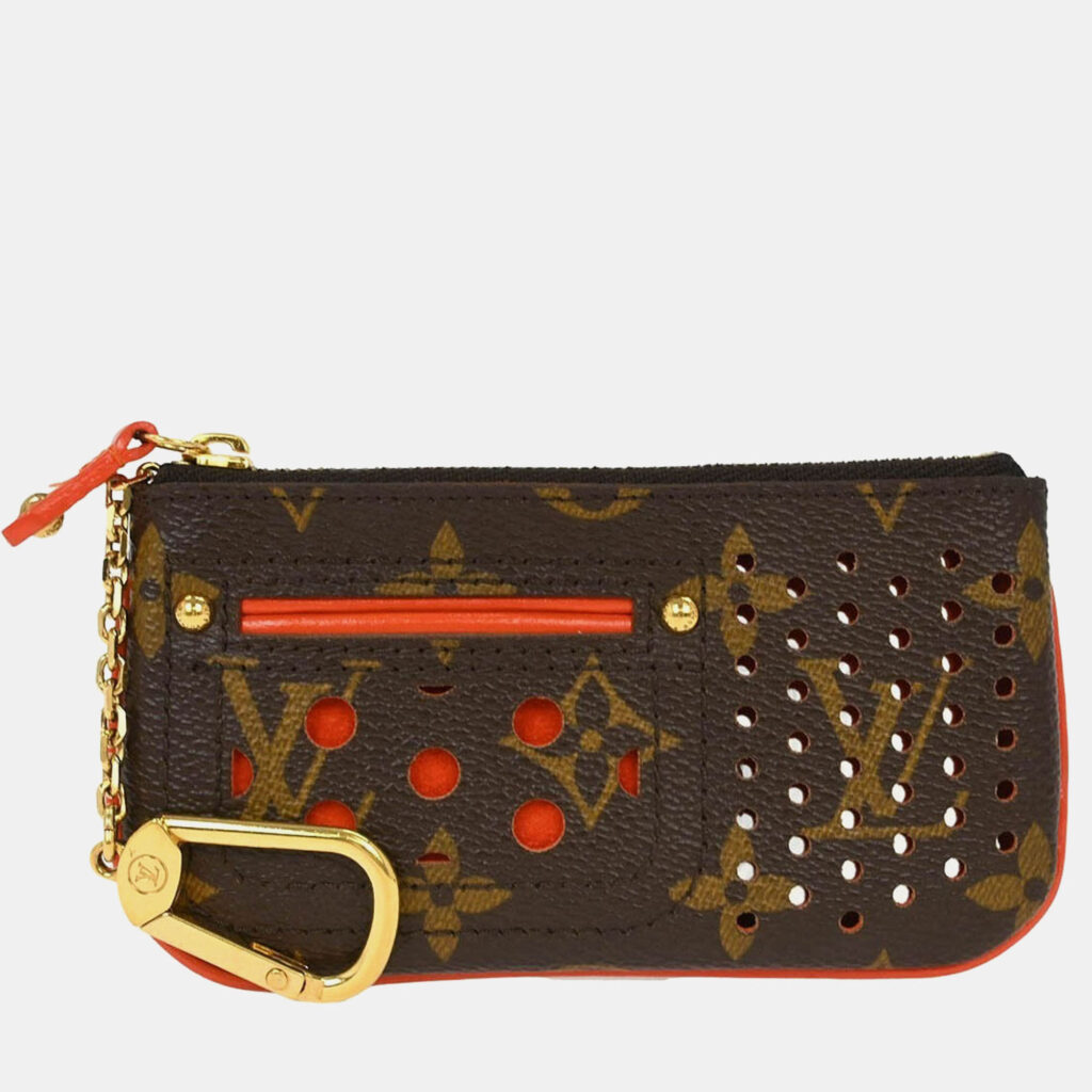 Louis Vuitton Monogram Perfo Pochette Cles Coin Purse Louis Vuitton Monogram Perfo Pochette Cles Coin Purse