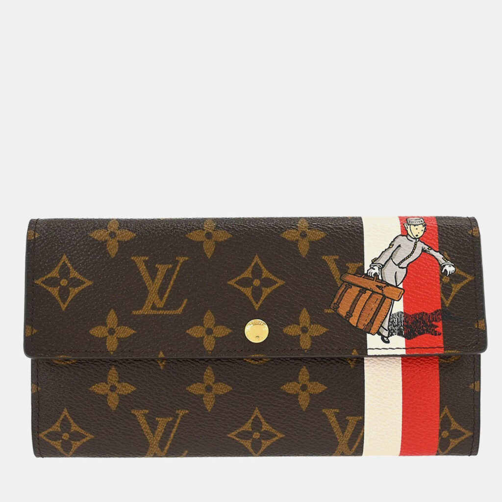 Louis Vuitton Monogram Groom Portefeuille Sarah Wallet Louis Vuitton Monogram Groom Portefeuille Sarah Wallet