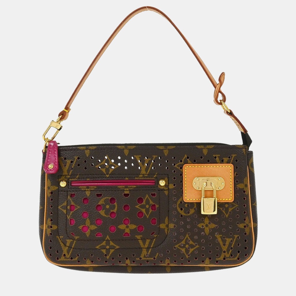 Louis Vuitton Monogram Perfo Pochette Accessoires Handbag Louis Vuitton Monogram Perfo Pochette Accessoires Handbag