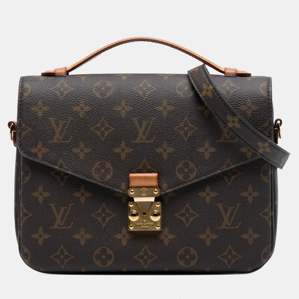 Louis Vuitton Brown Monogram Pochette Metis Louis Vuitton Brown Monogram Pochette Metis