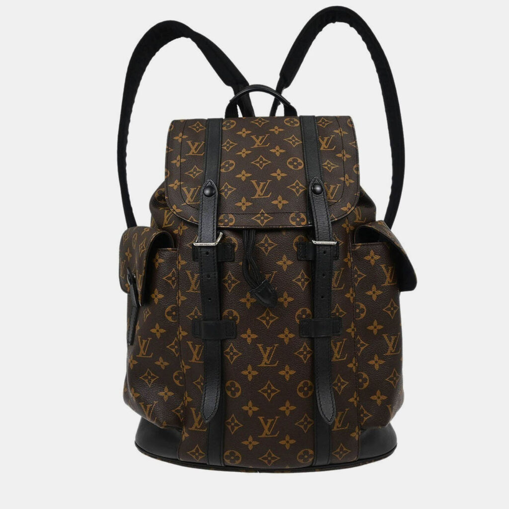 Louis Vuitton Monogram Macassar Christopher PM Backpack Louis Vuitton Monogram Macassar Christopher PM Backpack