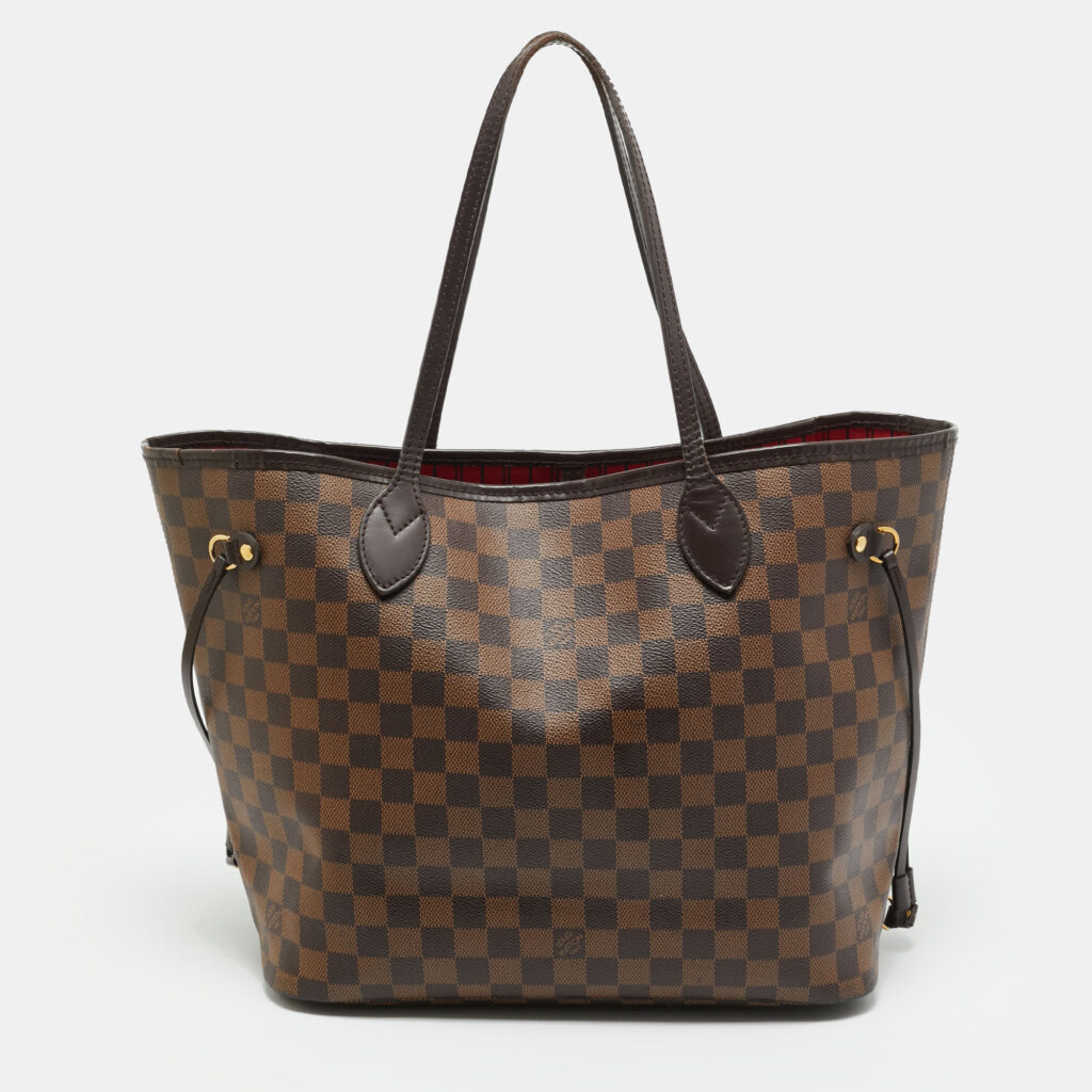 Louis Vuitton Damier Ebene Canvas Neverfull MM Bag