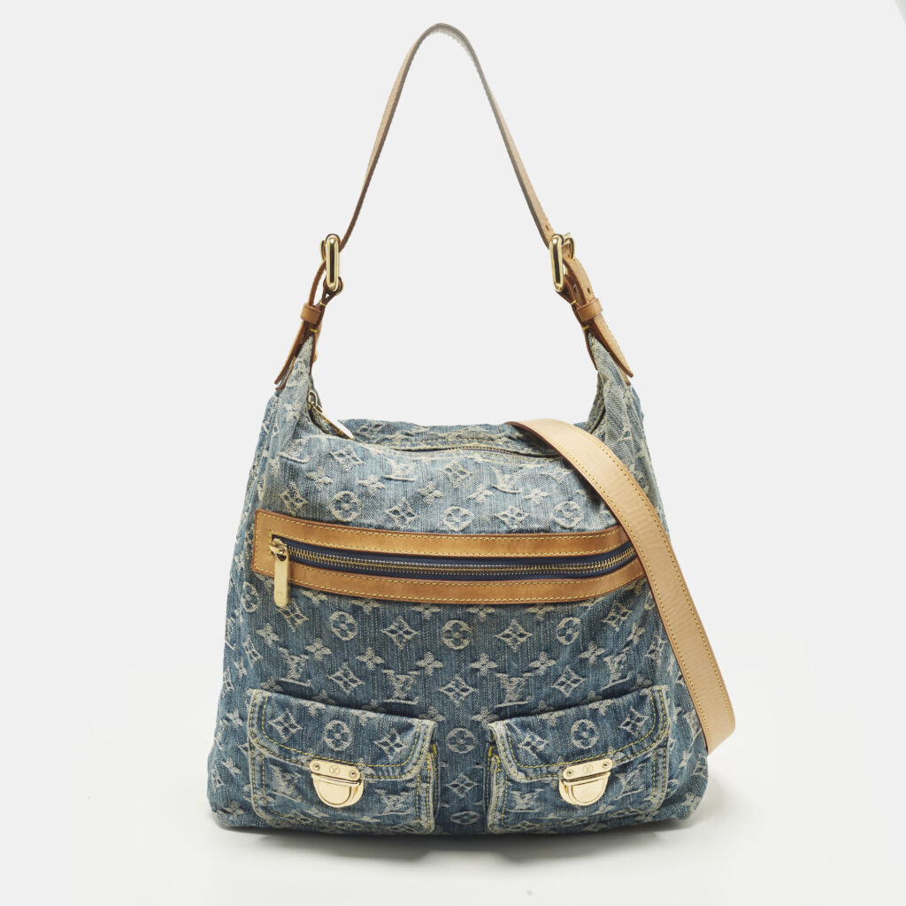 Louis Vuitton Baggy GM Blue Monogram Denim Bag Louis Vuitton Baggy GM Blue Monogram Denim Bag