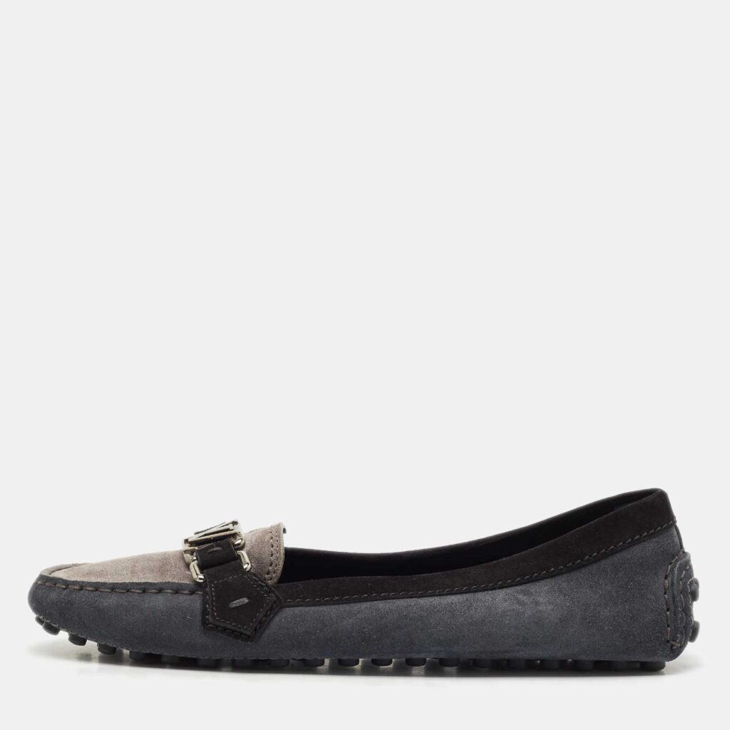 Louis Vuitton Tricolour Suede Oxford Loafers Size 39 Louis Vuitton Tricolour Suede Oxford Loafers Size 39