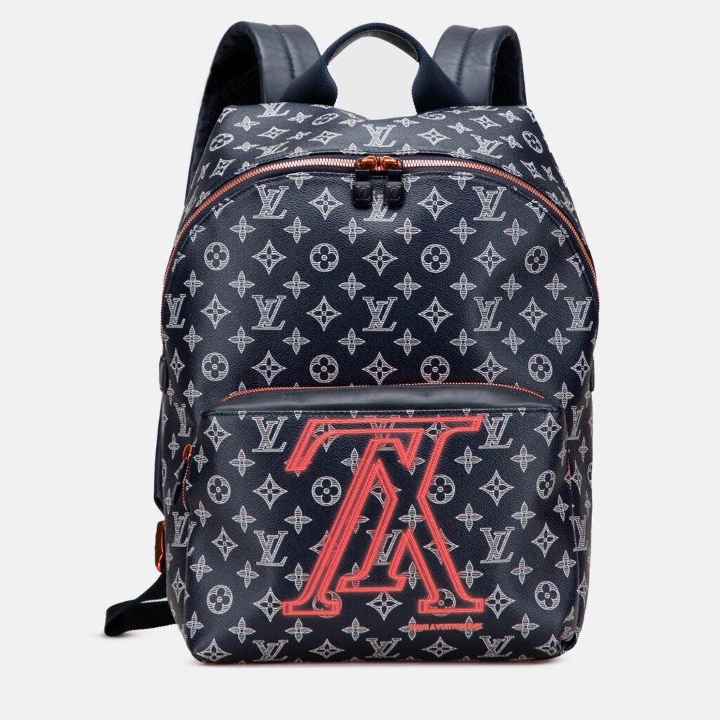 Louis Vuitton Navy Blue Monogram Upside Down Ink Apollo Backpack Louis Vuitton Navy Blue Monogram Upside Down Ink Apollo Backpack