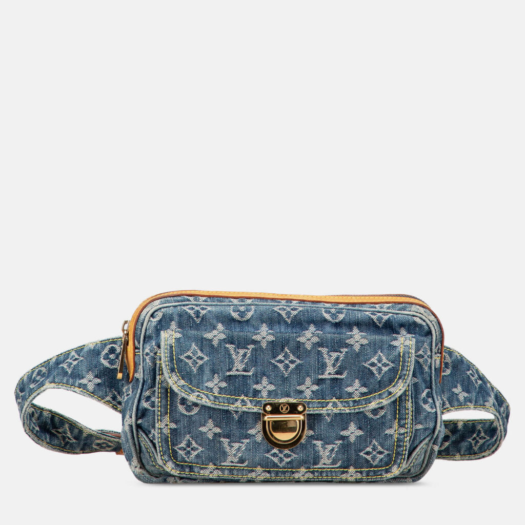 Louis Vuitton Monogram Blue Denim Bum Bag Louis Vuitton Monogram Blue Denim Bum Bag