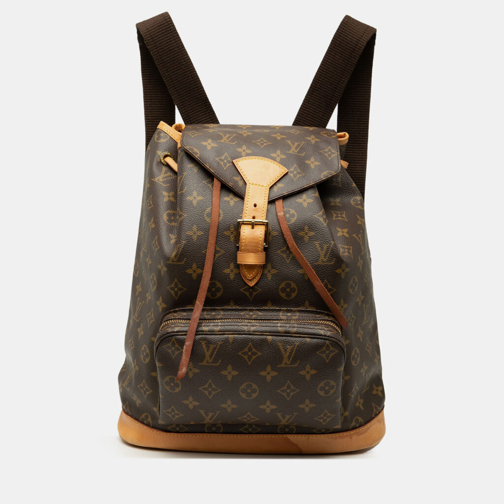 Louis Vuitton Montsouris GM Brown Monogram Canvas Backpack Louis Vuitton Montsouris GM Brown Monogram Canvas Backpack