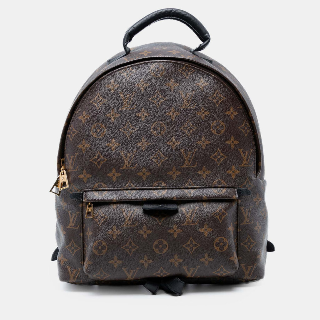 luxury-women-louis-vuitton-used-travel-p1241265-008.jpg Louis Vuitton Palm Springs MM Brown Monogram Canvas Backpack