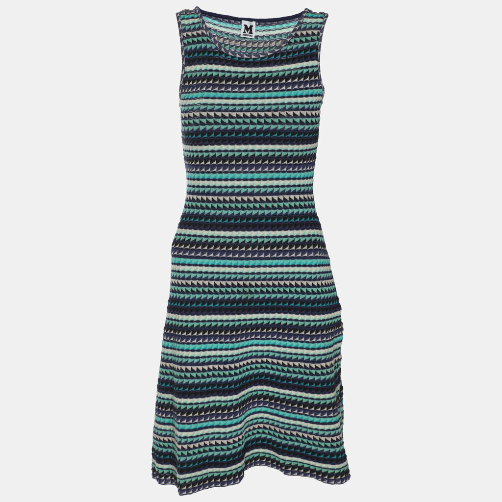 M Missoni Multicolor Knit Midi Dress S M Missoni Multicolor Knit Midi Dress S