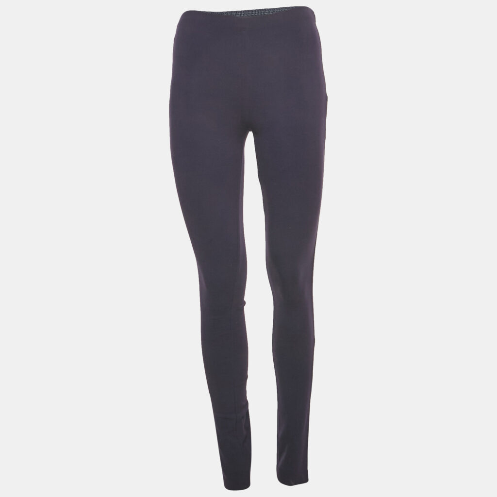 M Missoni Navy Blue Jersey Stretchable Waist Slim Fit Trousers M M Missoni Navy Blue Jersey Stretchable Waist Slim Fit Trousers M